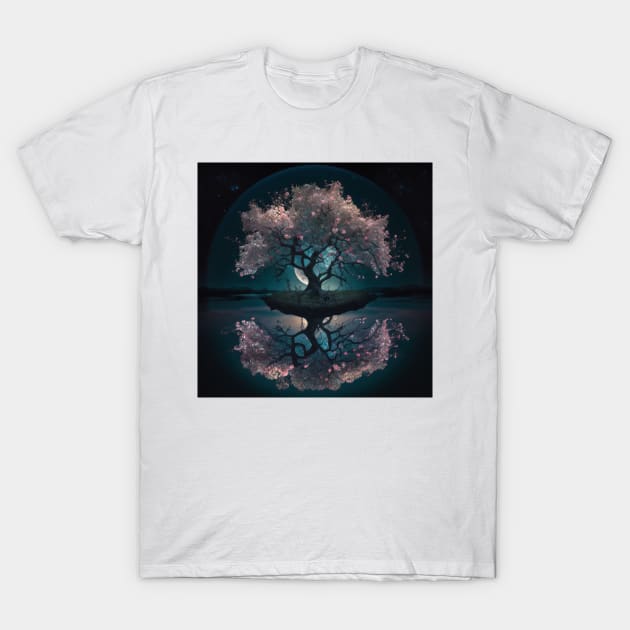 Tree of Life - Cherry Blossom T-Shirt by BeachBumPics